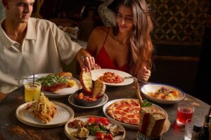 romantic dinner in las vegas for valentines day at mercato della pescheria.