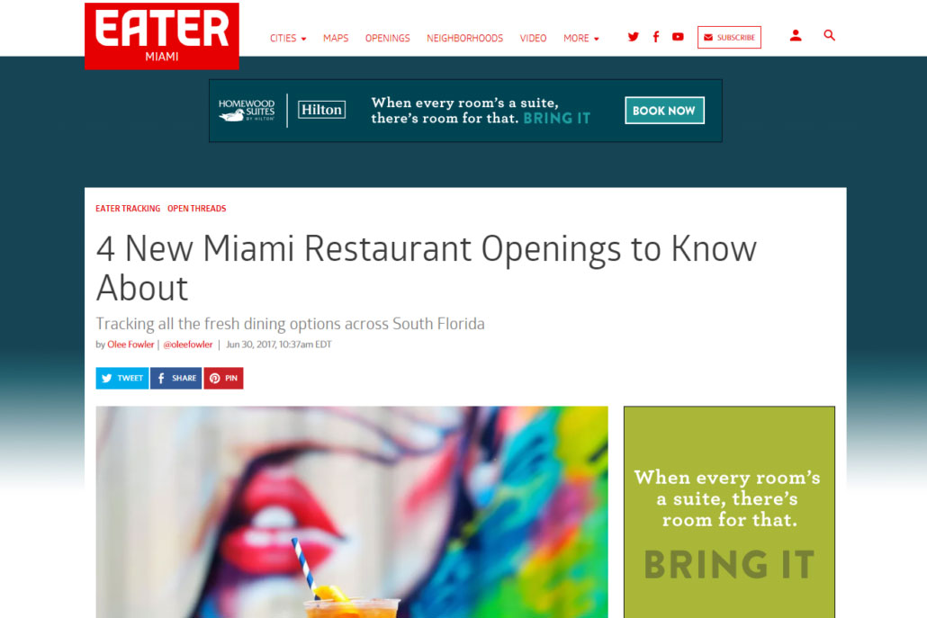 4 New Miami Restaurant Openings to Know About