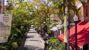 Exploring Espanola Way in Miami Beach